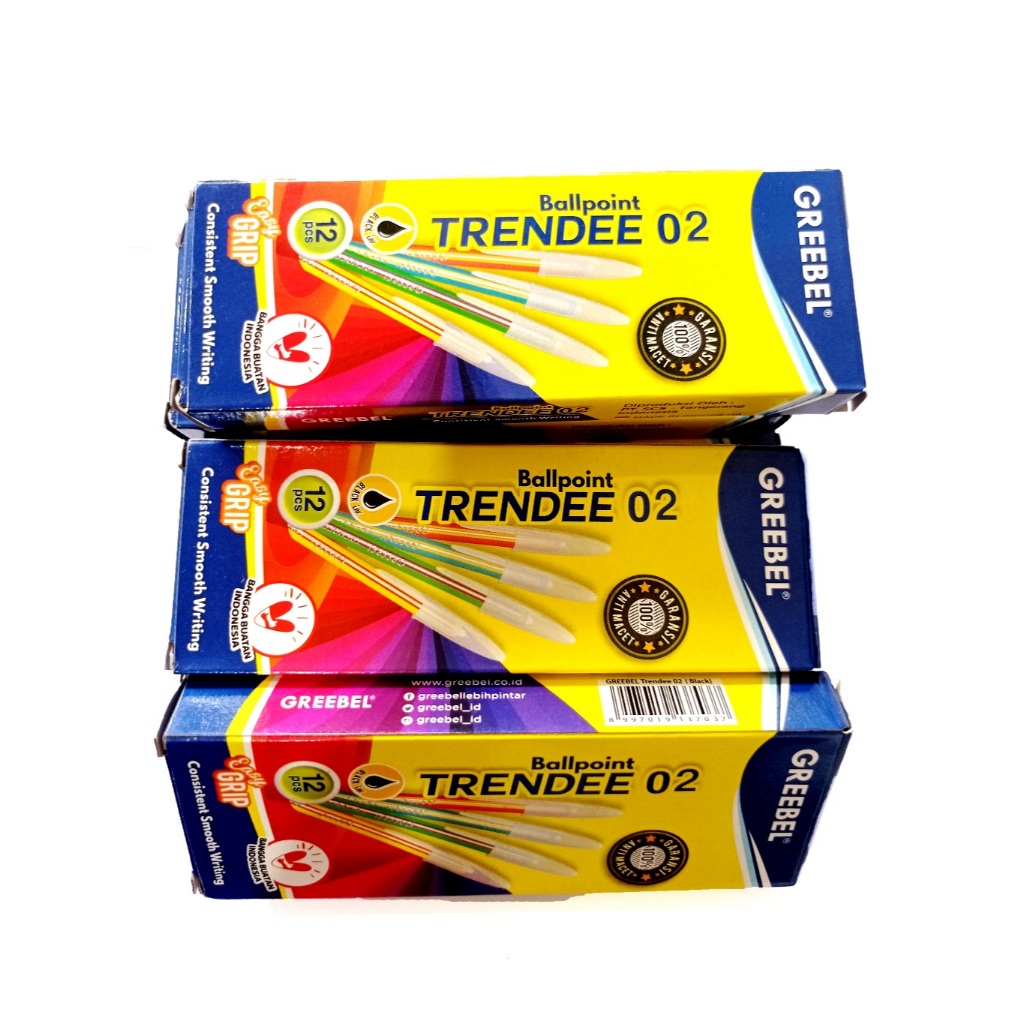 

Grosir Pulpen Trendee 01 Greebel ( per pack)