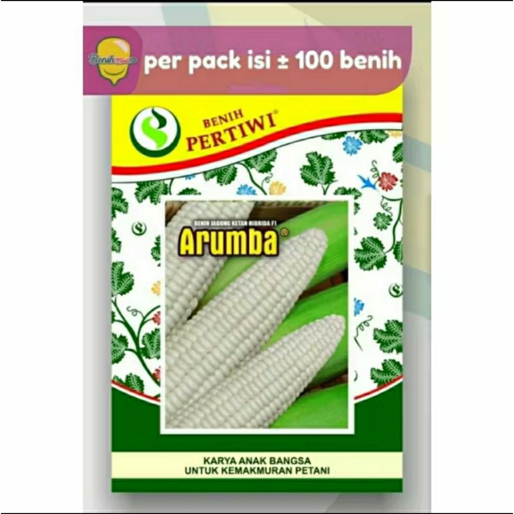 Bibit jagung ketan Arumba isi 100 biji /Benih pertiwi