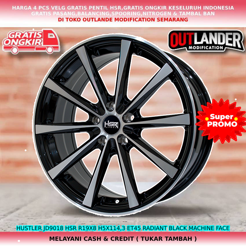 velg ring19 untuk mobil Almaz Cortez Caravelle Vellfire Voxy Alphard Camry dll hsr hustler ring19