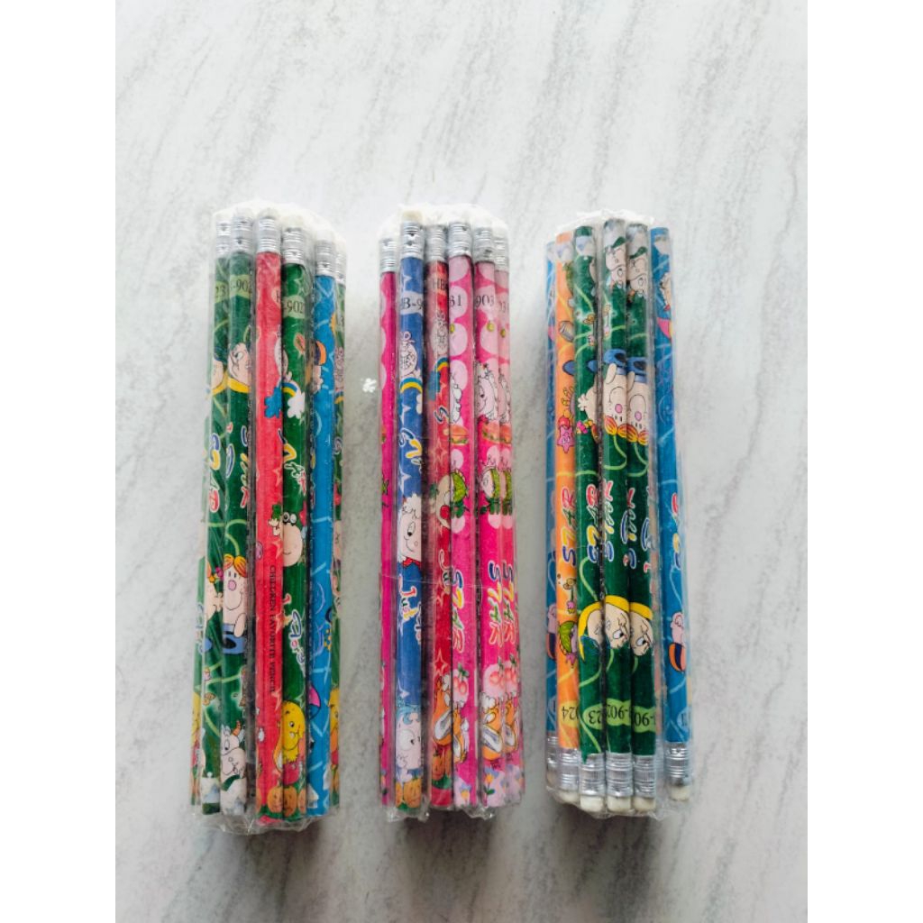 

Pensil + penghapus