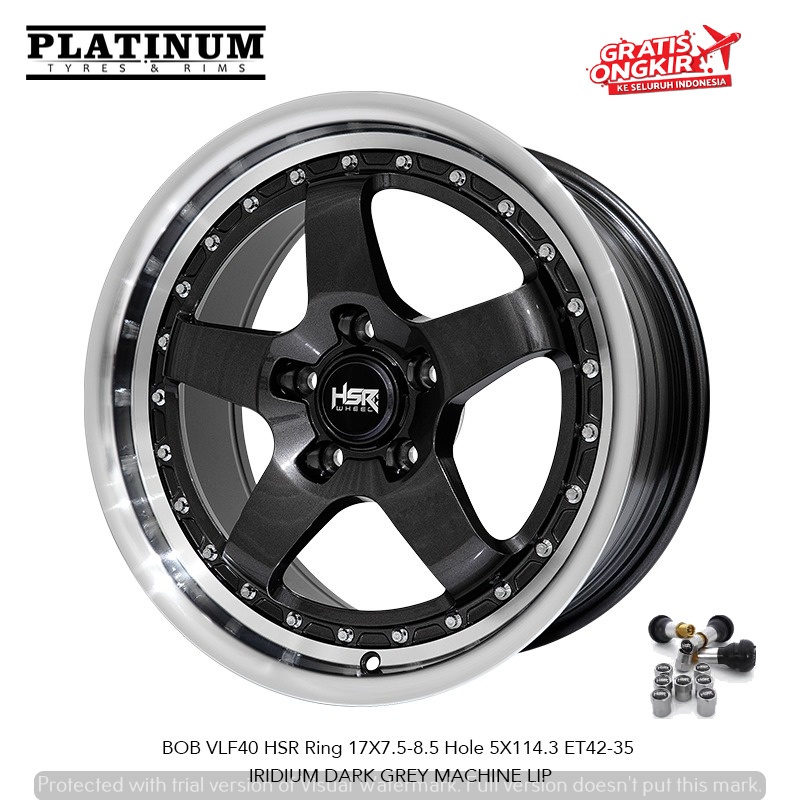 VELG MOBIL COCOK UNTUK WULING ALMAZ CORTEZ GRANDMAX BRV CIVIC VELG HSR BOB RING 17