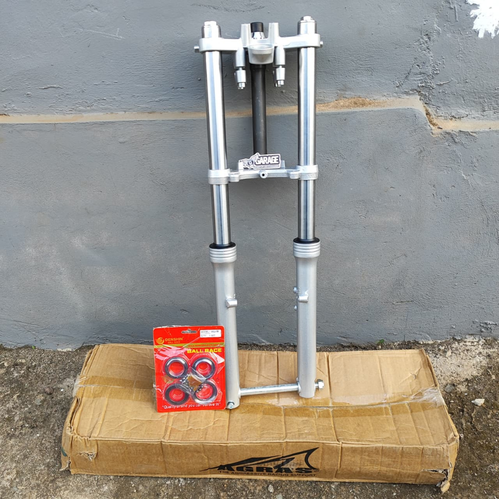 Shock depan Ninja RR SET komstir Shockbreker depan ninja r PNP Tiger Megepro GL100 Gl max CB100 CB 1