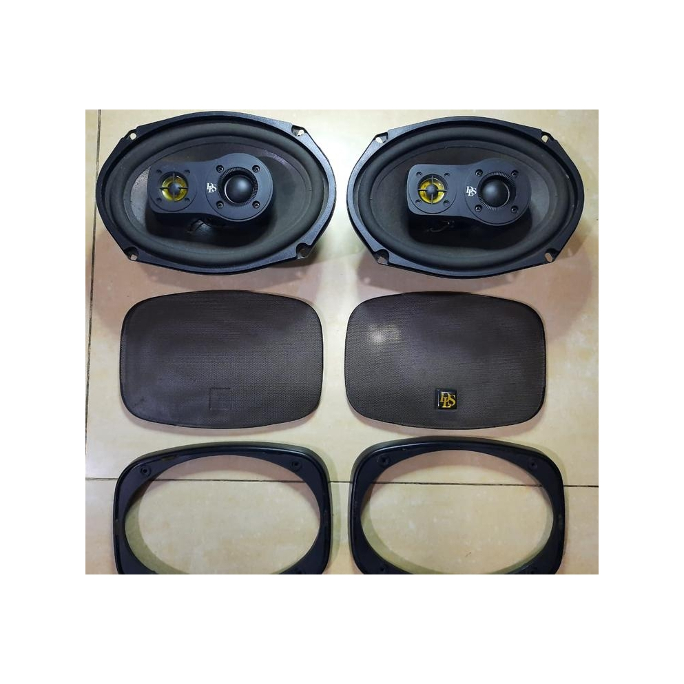 Speaker Audio Mobil Oval Vintage DLS 960 Sweden 3 Way 6" x 9" not Jbl Rockford