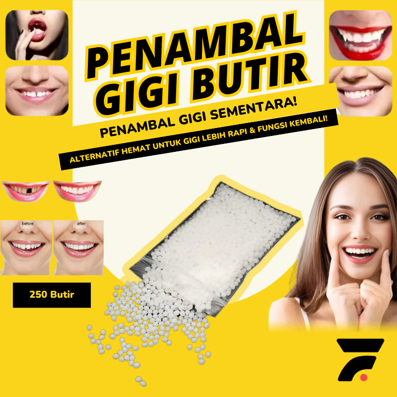Temptooth Penambal Gigi Berlubang Lem Perawatan Kesehatan Perapih Perapi Perata Tambal Gigi Palsu Gi