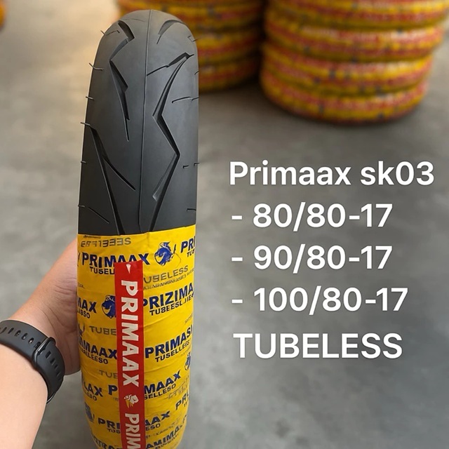 Ban Motor Viral Primax Sk03 Ring 17 TUBLES Baru 100% dan Original