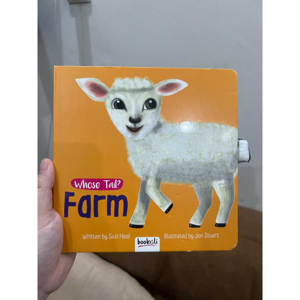 

Buku BBW Anak Boardbook Whose Tail Farm by Suzi Heal Preloved Second Bekas