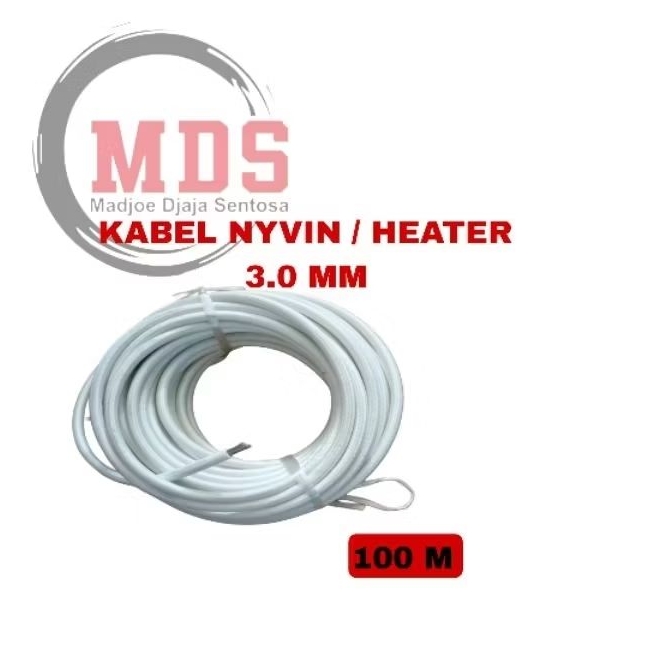 kabel nyvin 3mm / kabel tahan panas 3mm / kabel nyvin 3mm / kabel heater 3mm / 100m