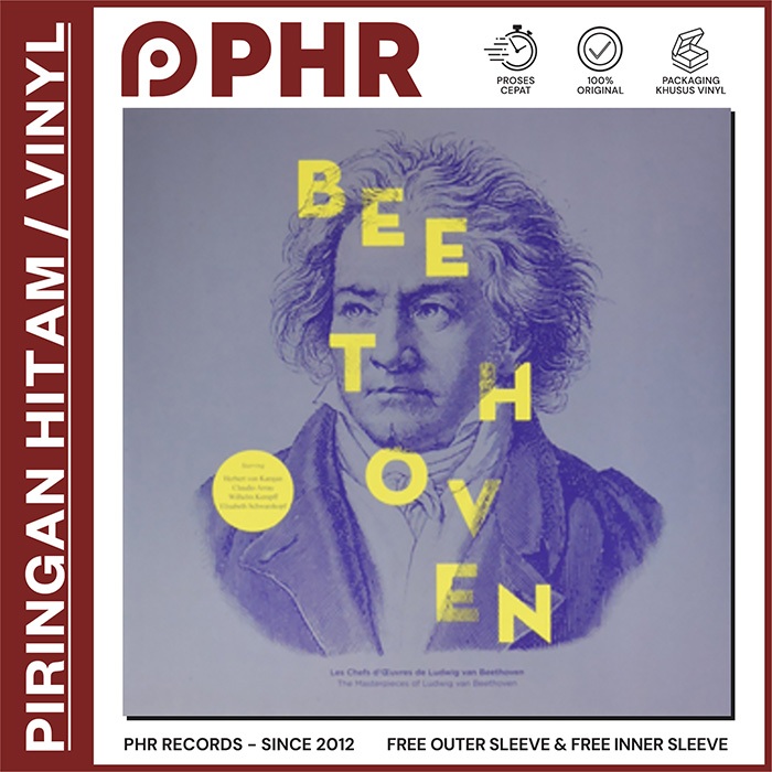 Vinyl LUDWIG VAN BEETHOVEN - Ludwig Van Beethoven [Piringan Hitam/PH]
