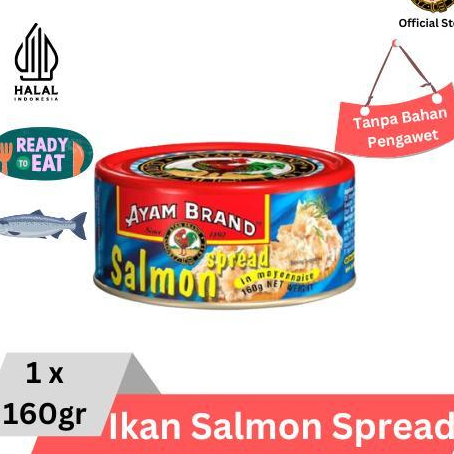 

Ayam Brand - Ikan Salmon Kaleng Spread 160gr