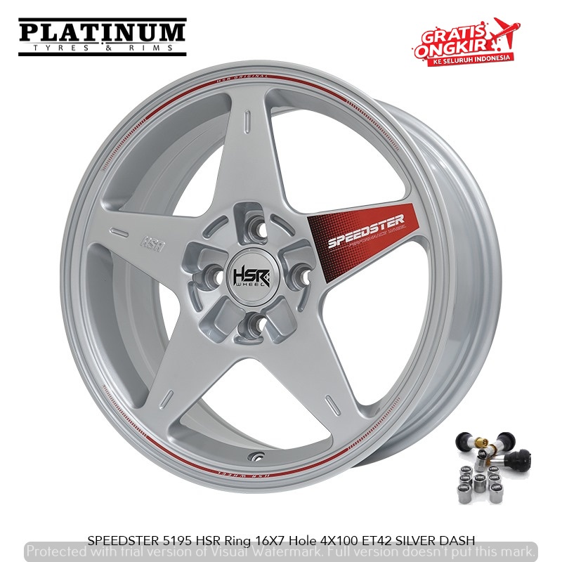 VELG MOBIL CHRRY CIVIC AGYA CALYA VELG MOBIL HSR SPEEDSTER RING 16 BARANG NEW 100% ORIGINAL HSR