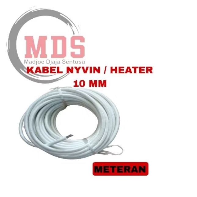 kabel nyvin 10mm / kabel tahan panas 10mm / kabel nyvin 10mm / kabel heater 10mm / meteran