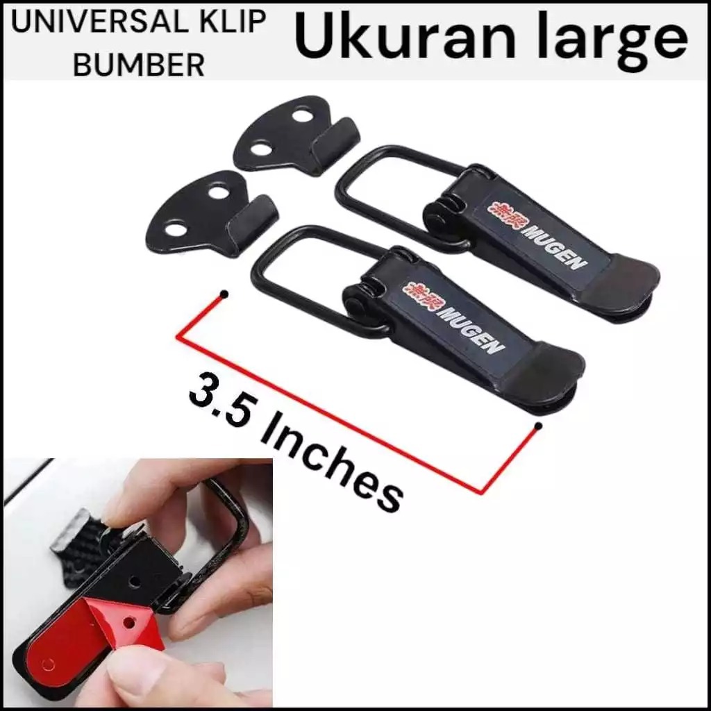 Universal Clip Bumper besar ( L ) Momo Mugen TRD / UNIVERSAL CLIP BUMBER MOBIL UNIVERSAL VARIASI MOB