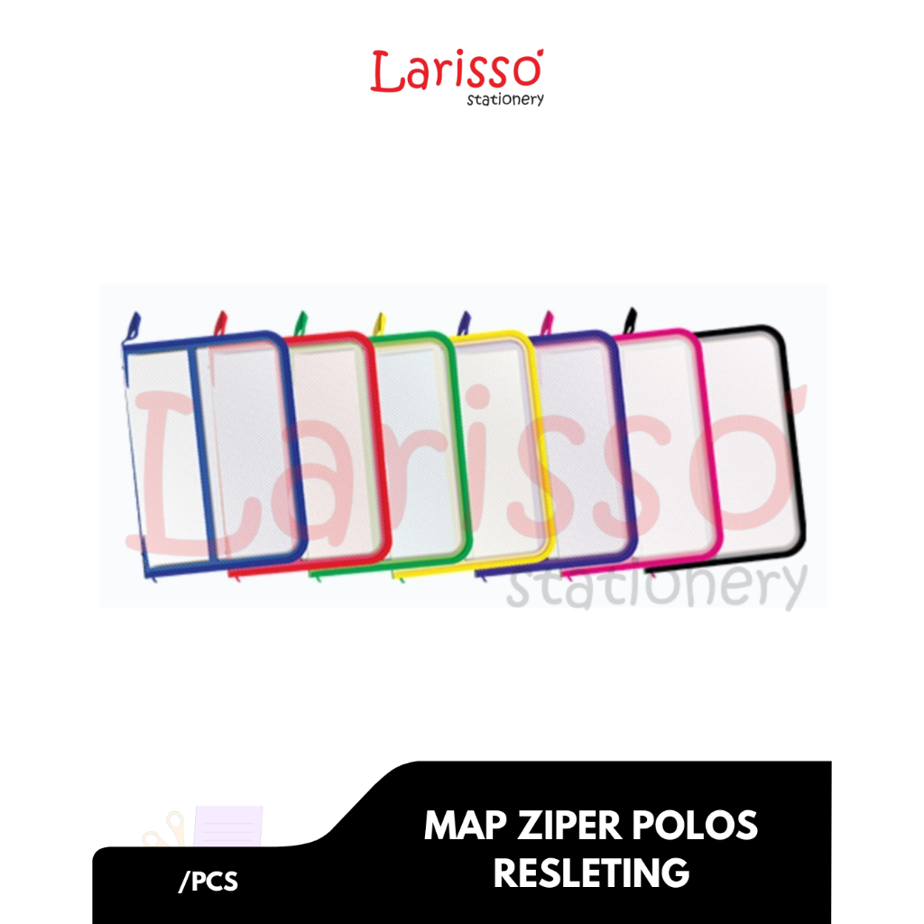 

MAP - (pcs) MAP ZIPER POLOS RESLETING ANEKA WARNA - pcs