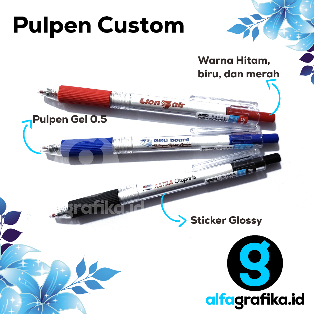 

[Termurah] Pulpen mekanik Custom Logo Tulisan | Bolpoin Promosi Souvenir Ekonomis | Cetak Ballpoint | Pena Lucu Pernikahan Warna Warni