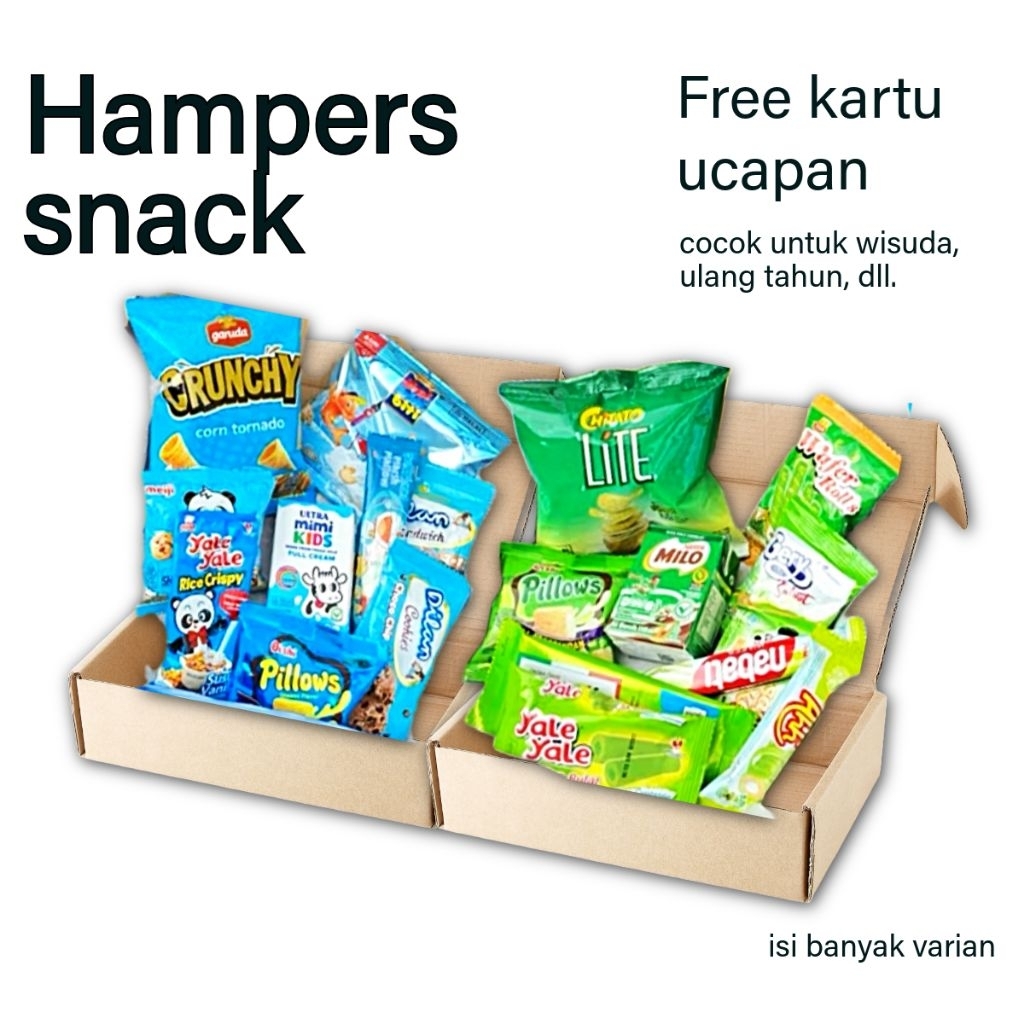 

Hampers Cemilan Lucu Isi Banyak – Buket Jajanan Snack Unik untuk Kado Wisuda & Ulang Tahun |