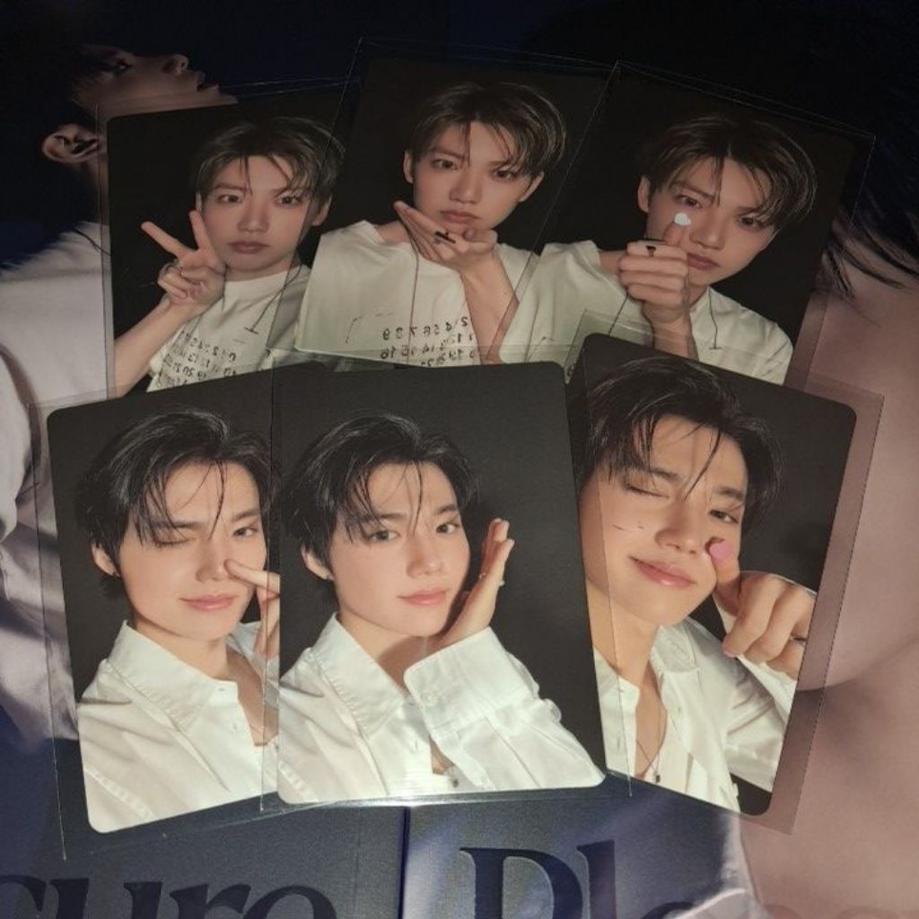 treasure pleasure digipack album official junkyu & doyoung & poscard set doyoung junkyu official