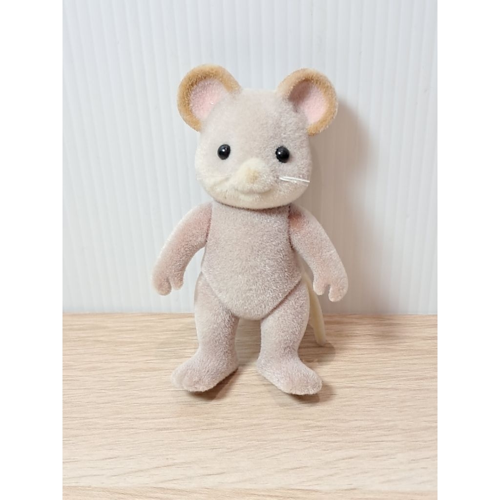 Sylvanian Families - Maces Mouse Child Figure Hand Gripped (Doll aja)