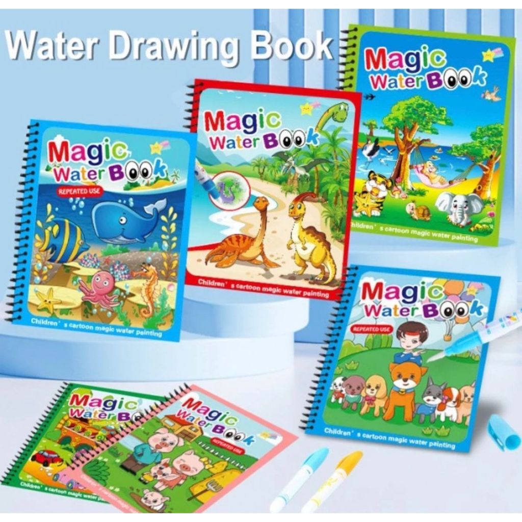 

Magic Water Book / Buku Edukasi Menggambar Ajaib TK PAUD