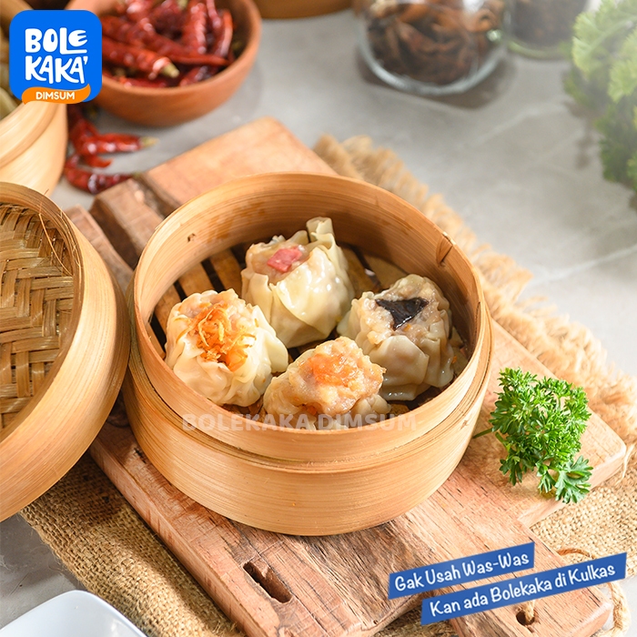 

Dimsum Mix C isi 100 Bolekaka Dimsum/ Siomay Mix Ayam Salmon