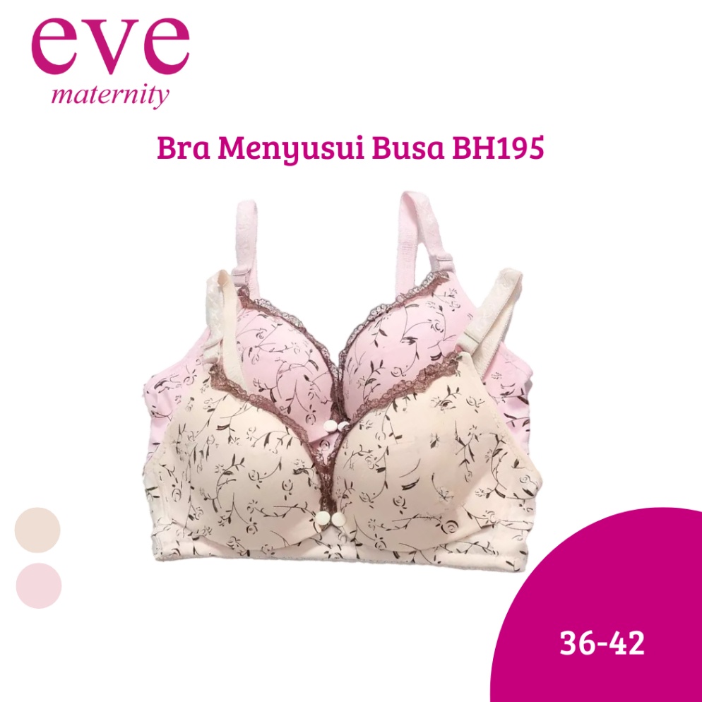 KODE M38J Bra Menyusui Busa Kancing Depan Busa Tebal tanpa kawat BH195