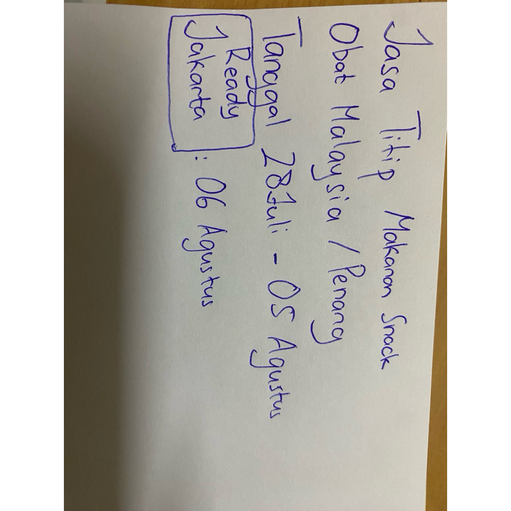 

Jastip Malaysia Penang