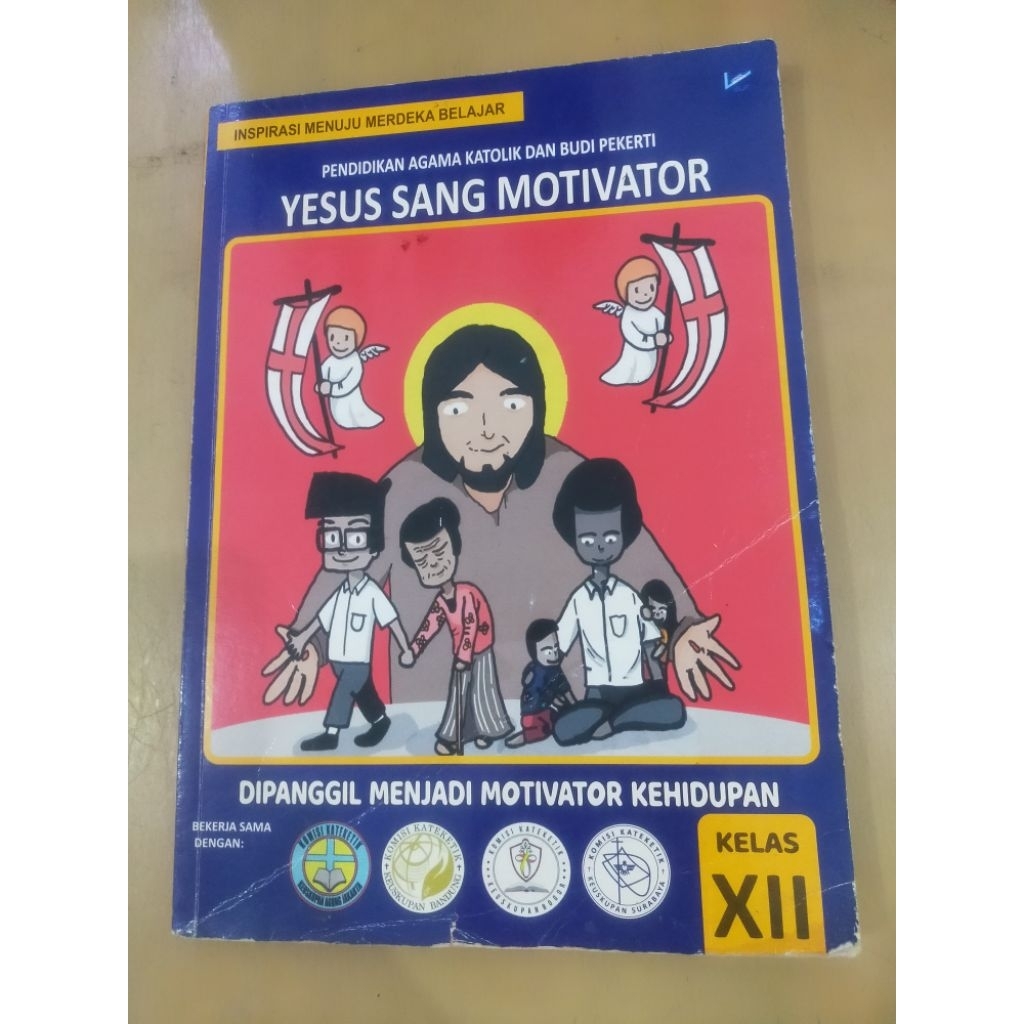 Buku Pendidikan Agama Katolik Dan Budi Pekerti - "YESUS SANG MOTIVATOR" - Kelas XII SMA - Ethos Logo