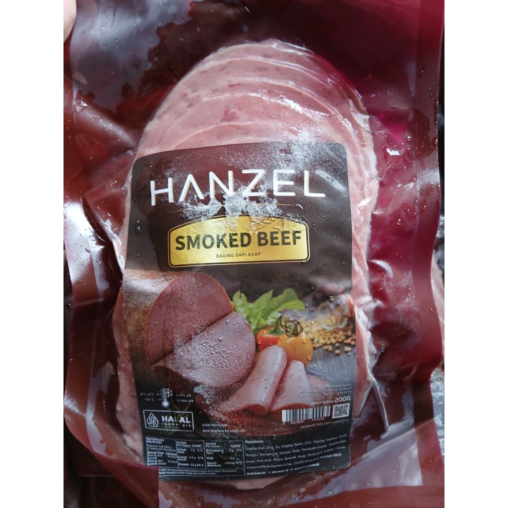 

Hanzel smoked beef 200gr