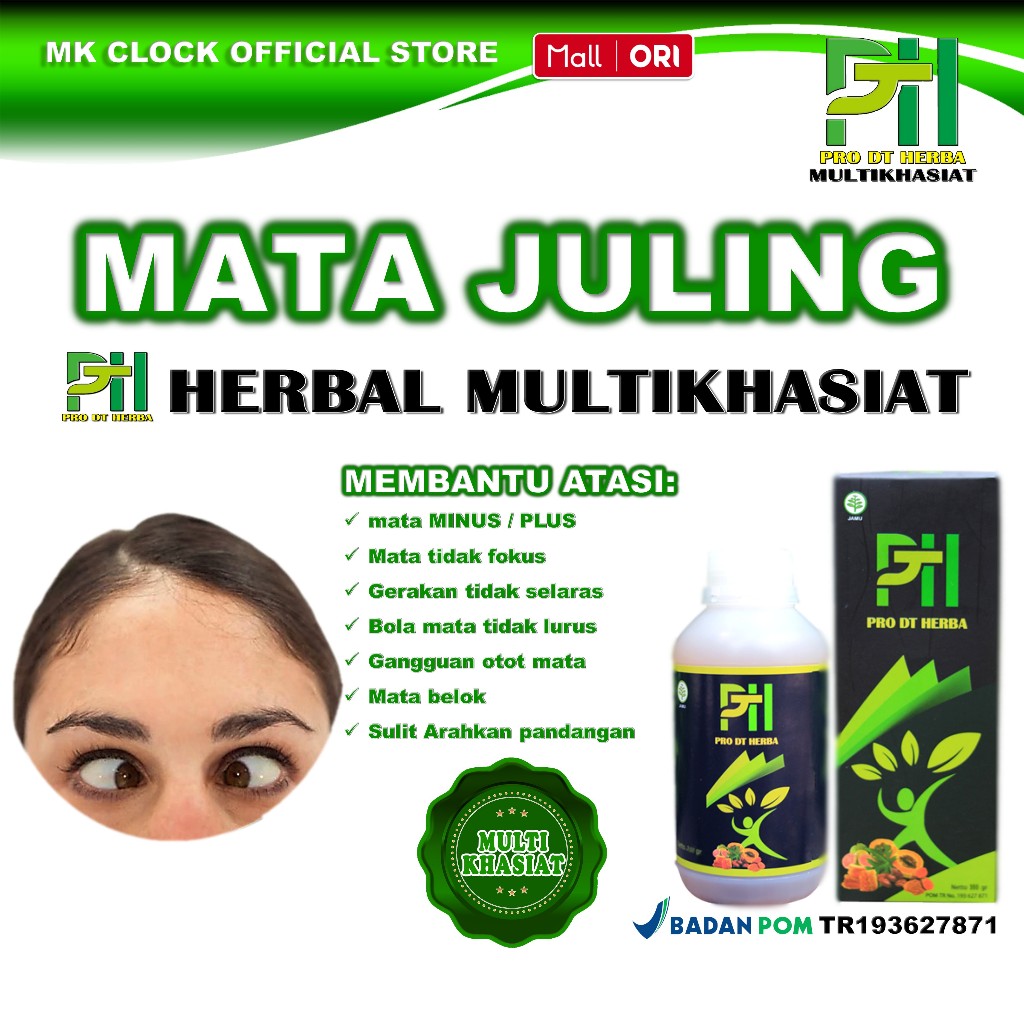 PRO DT HERBA 350g Obat Herbal Mata Rabun Katarak Plus Minus Cembung Glaukoma Juling Tanpa Operasi