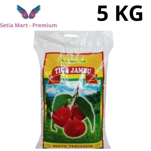

Beras Tiga Jambu Pandan Wangi Pulen 5 Kg