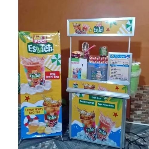 

PAKET USAHA ES TEH SOLO / FRANCHISE ES TEH SOLO FREE DESAIN