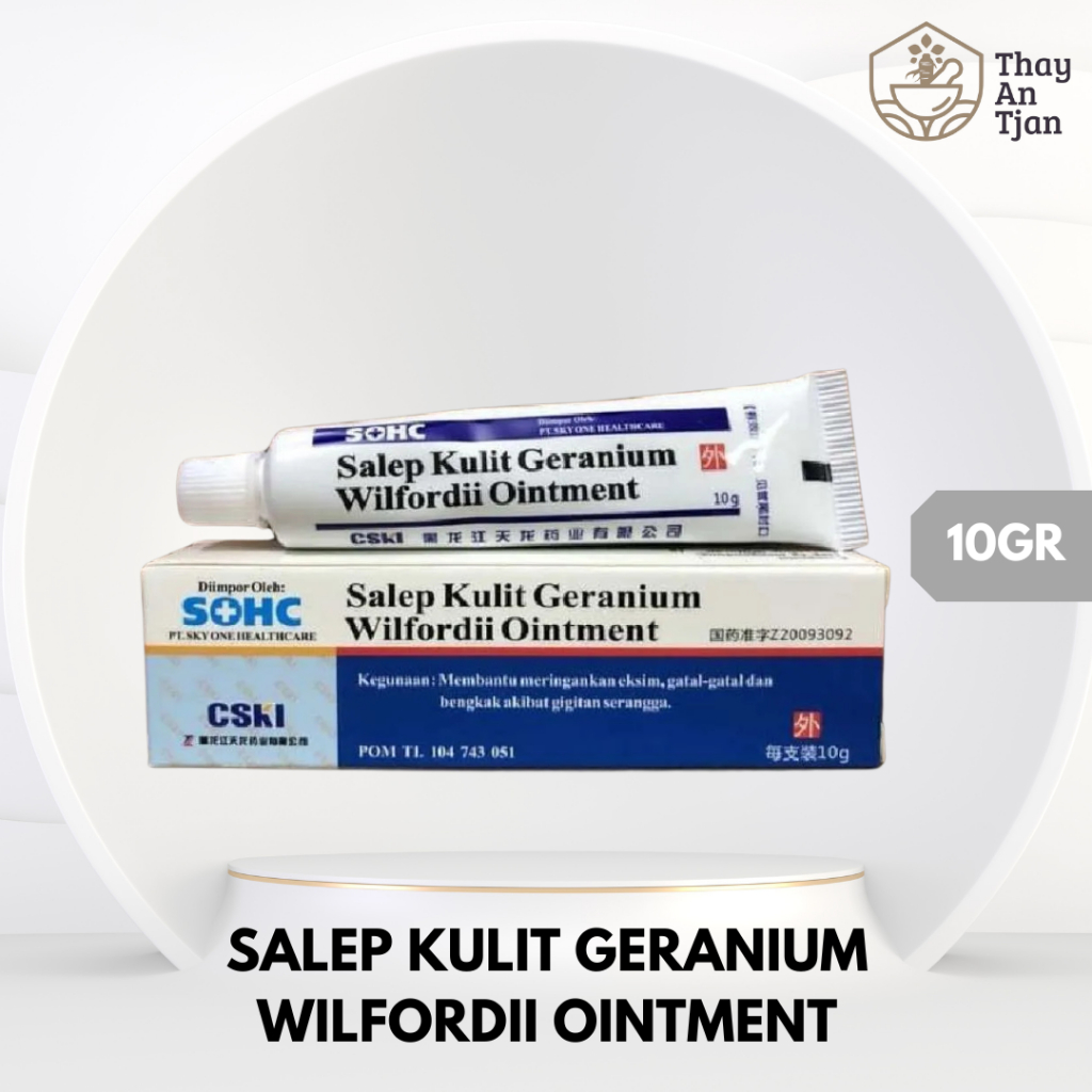 SALEP GERANIUM WILFORDII OINTMENT | SALEP KULIT GATAL | SALEP KULIT BERJAMUR | SALEP EKSIM