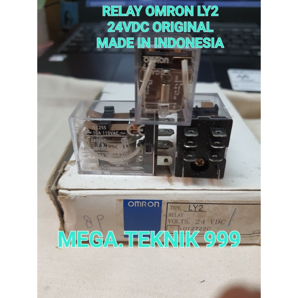 Omron Relay LY2 24VDC 8pin RELAY OMRON  LY2 24VDC