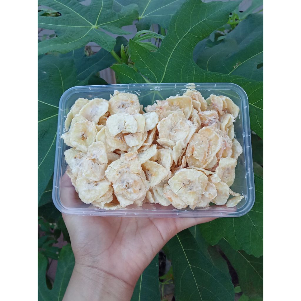 

keripik pisang lumer varian tiramisu 500 ml/ 150 gr