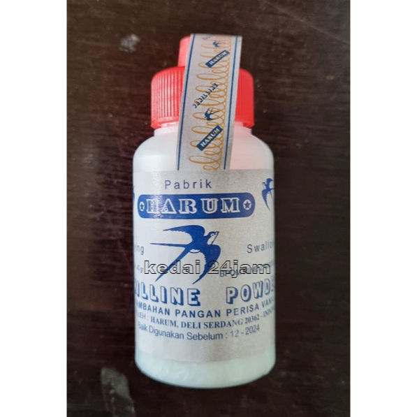 vanilline powder vanilli vanili vanilla vanila harum walet botol @4800 murah vanila bubuk