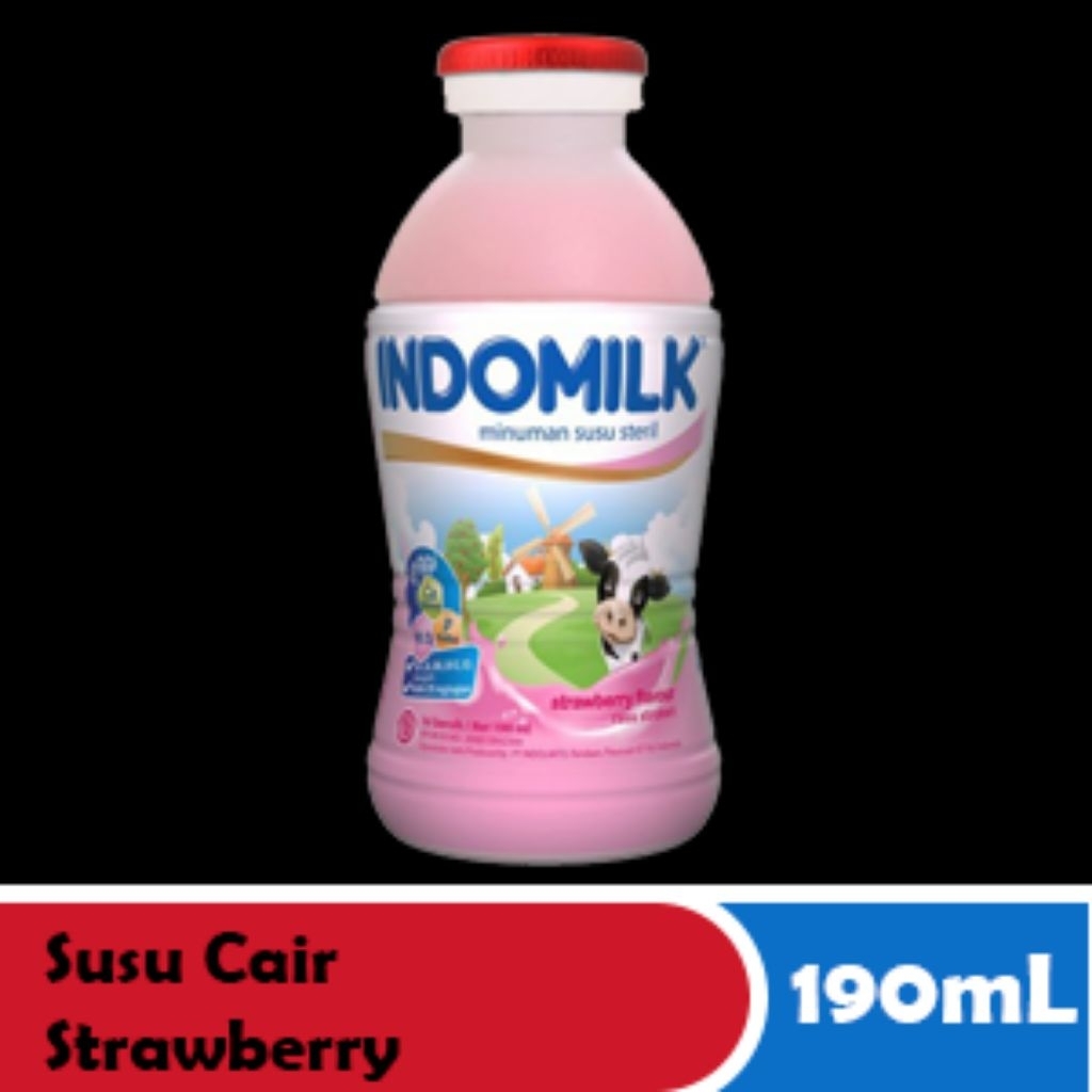 

SUSU indomilk botol strawberry & coklat