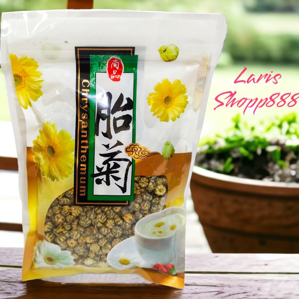 

teh pucuk kembang chrysanthemum 50gram / teh kembang bunga bulat import