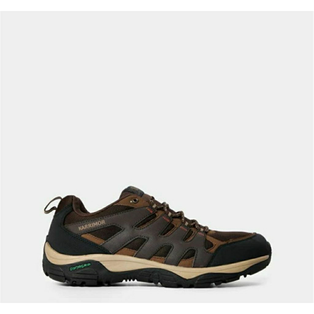 KARRIMOR SUMMIT MEN'S WALKING SHOES BROWN SEPATU GUNUNG HIKING TREKKING TRAVELING ORIGINAL