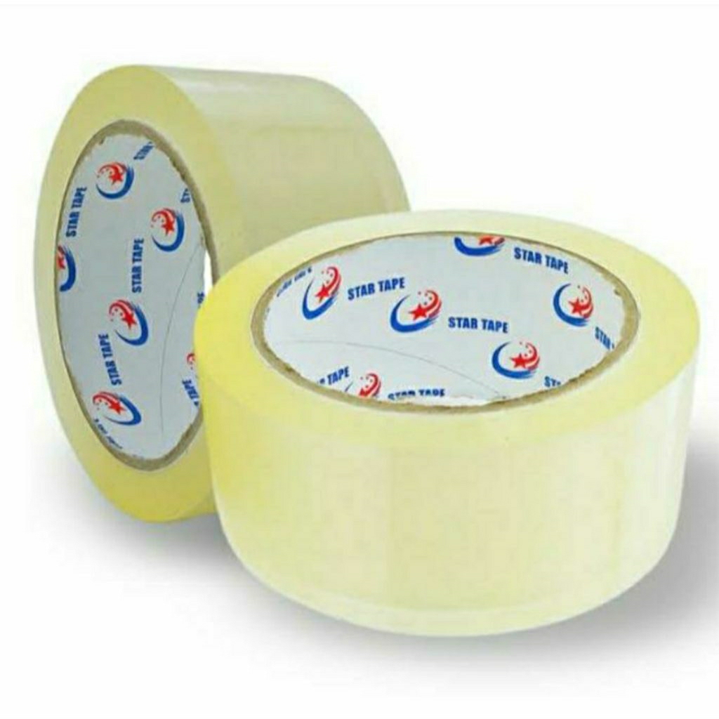 

Lakban Bening 45mm x 100 yard Full STAR TAPE