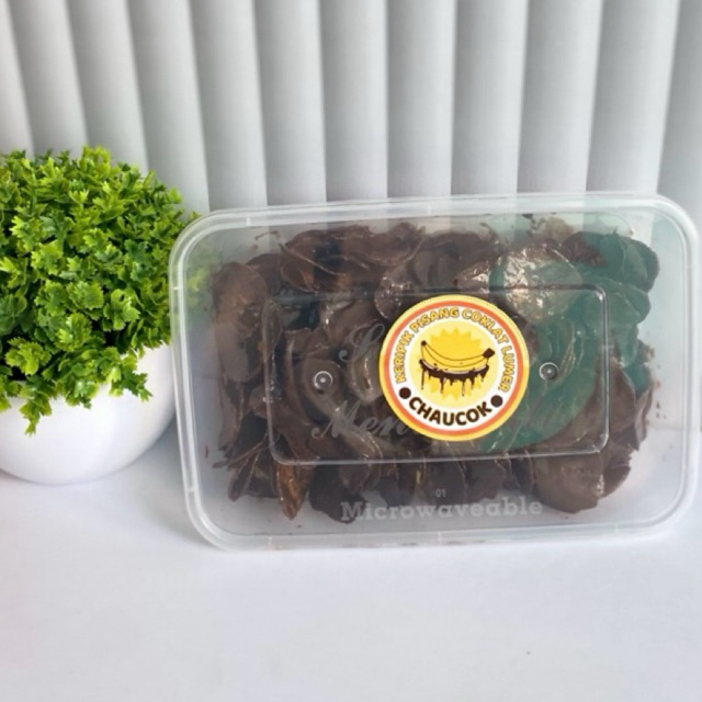 

keripik pisang coklat lumer