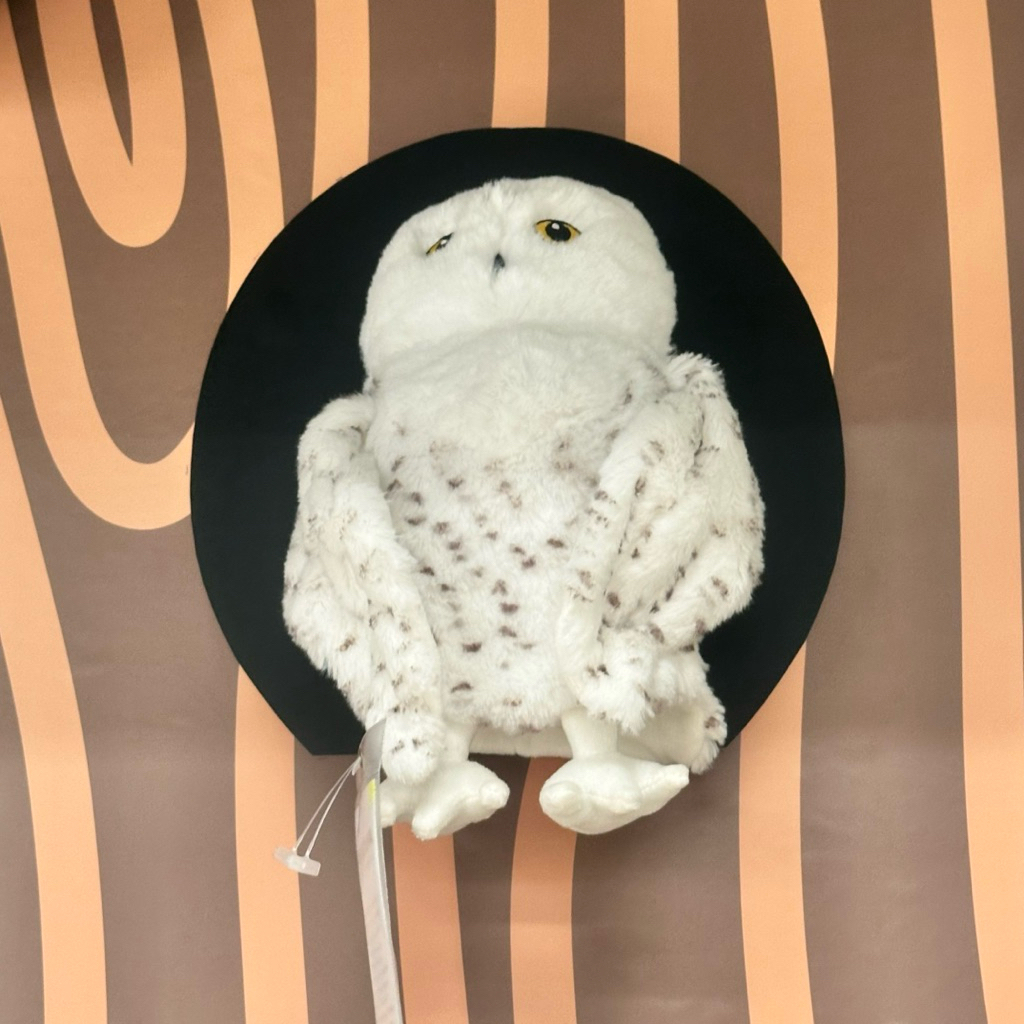 Boneka Owl Burung Hantu Salju Putih 25cm