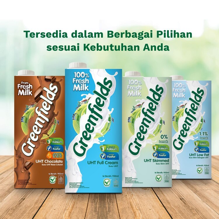 

Greenfields UHT 950ml Perkarton