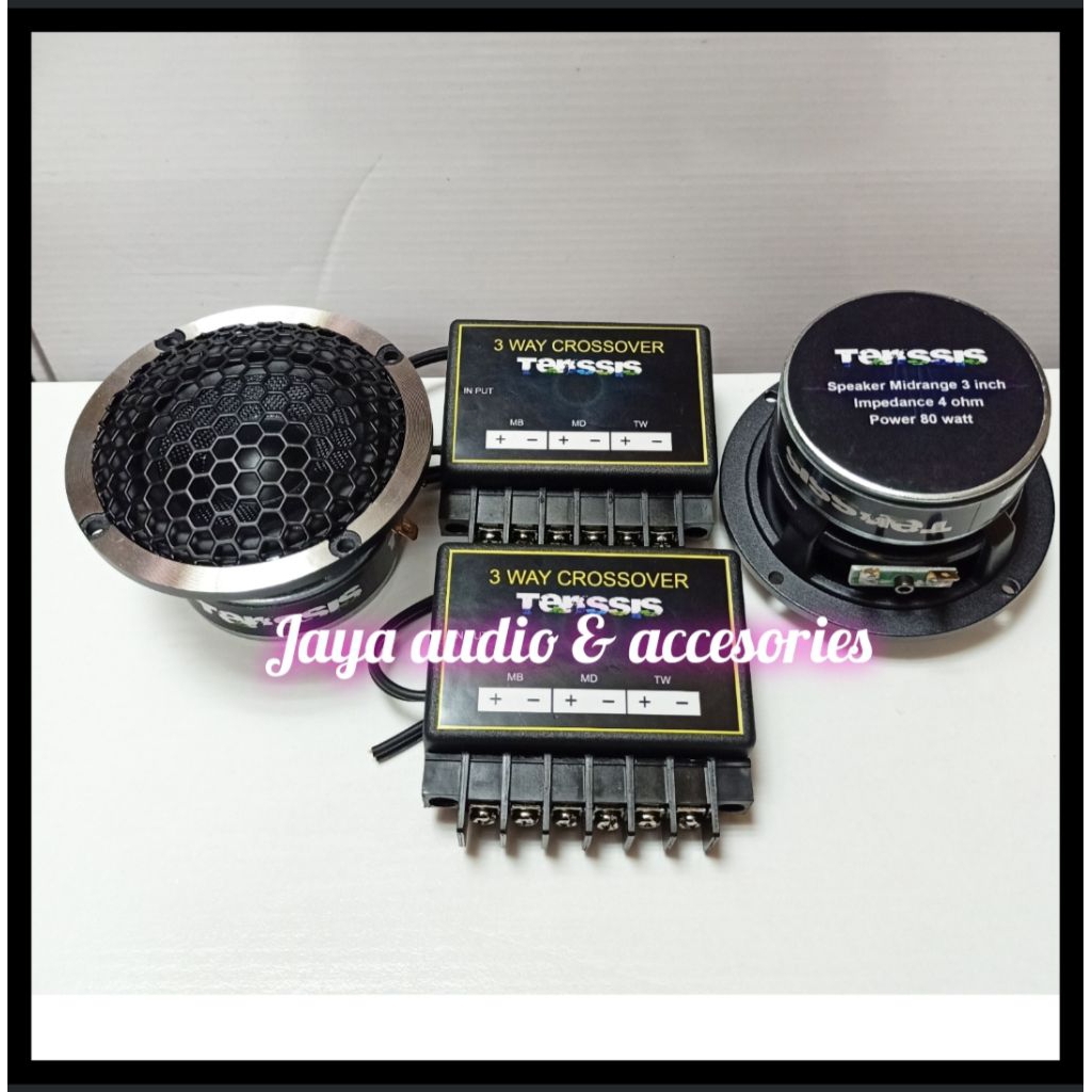 Speaker Midrange 3inch Tenssis Plus Crossover 3way