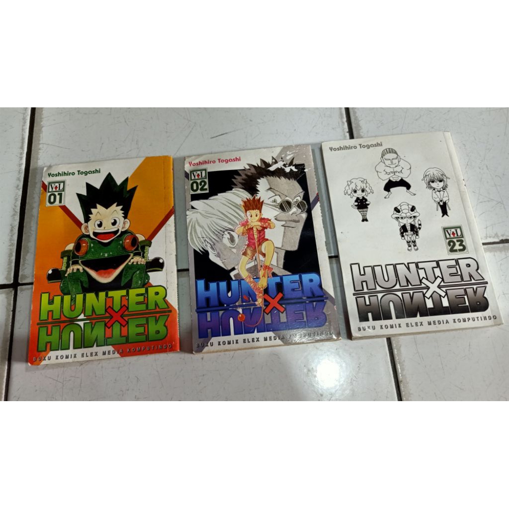 Buku komik cabutan Hunter x Hunter vol 1,2,
