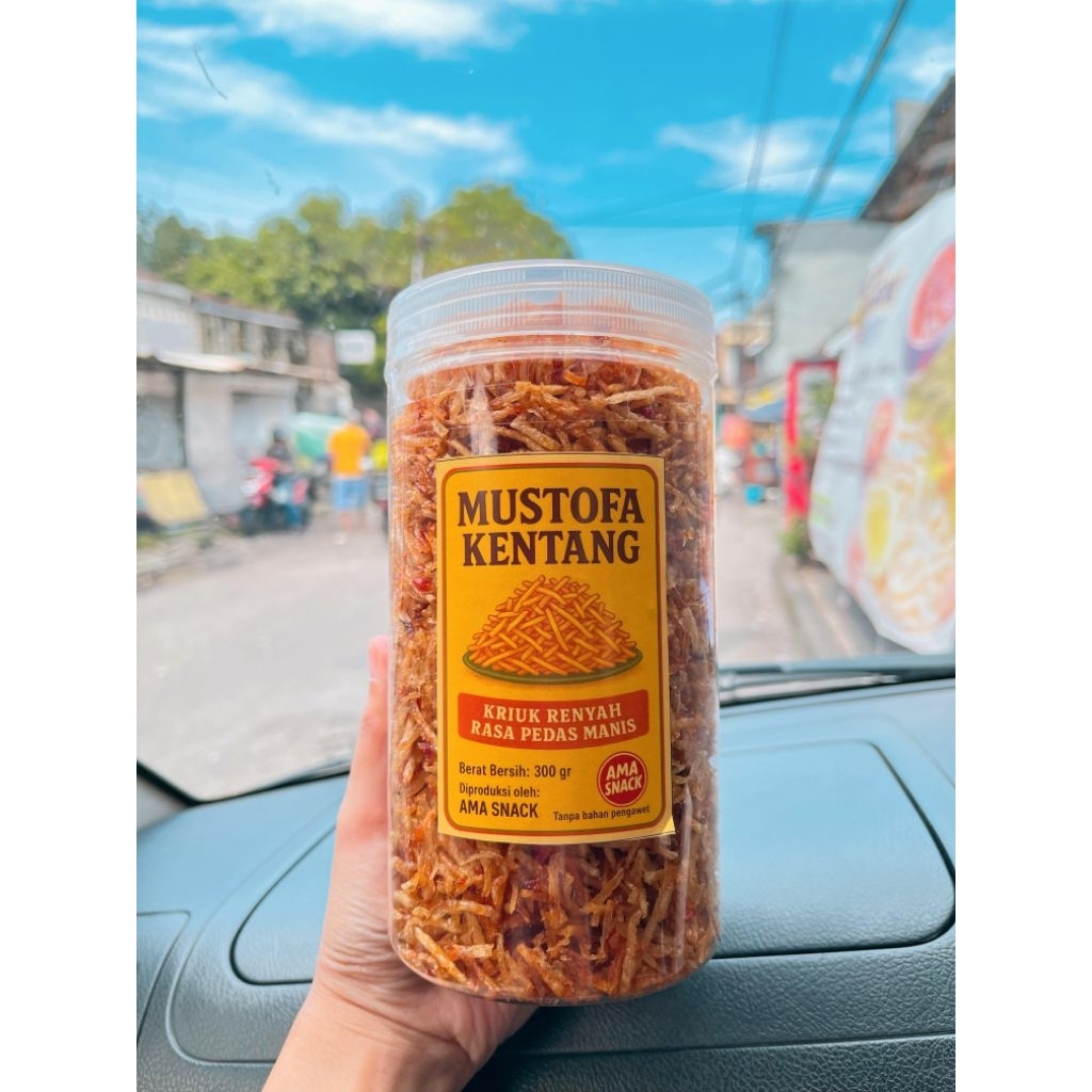 

MUSTOFA KENTANG / MUSTOFA KENTANG 1000ML / CAMILAN MURAH MERIAH / AMA SNACK