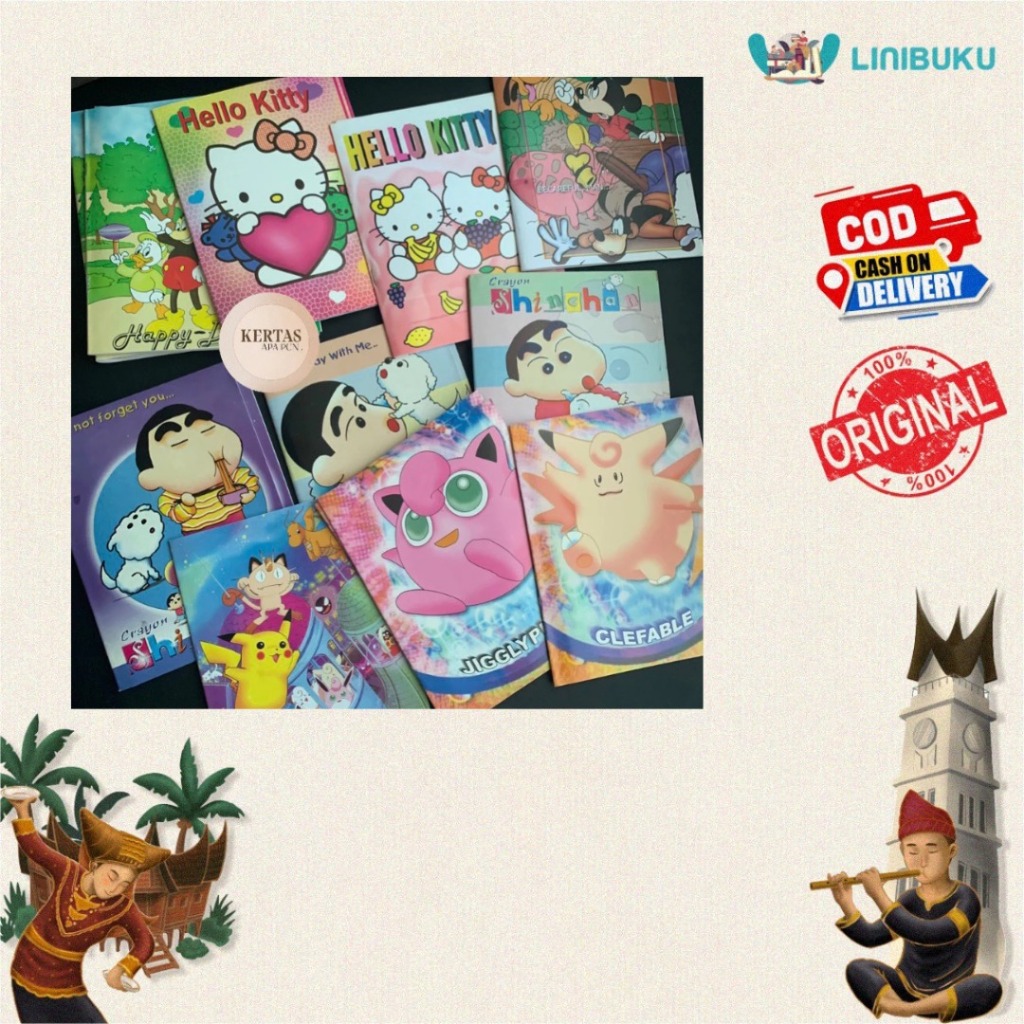 

Buku Tulis Sekolah Tipis 18 Lembar - ATK - LINIBUKU