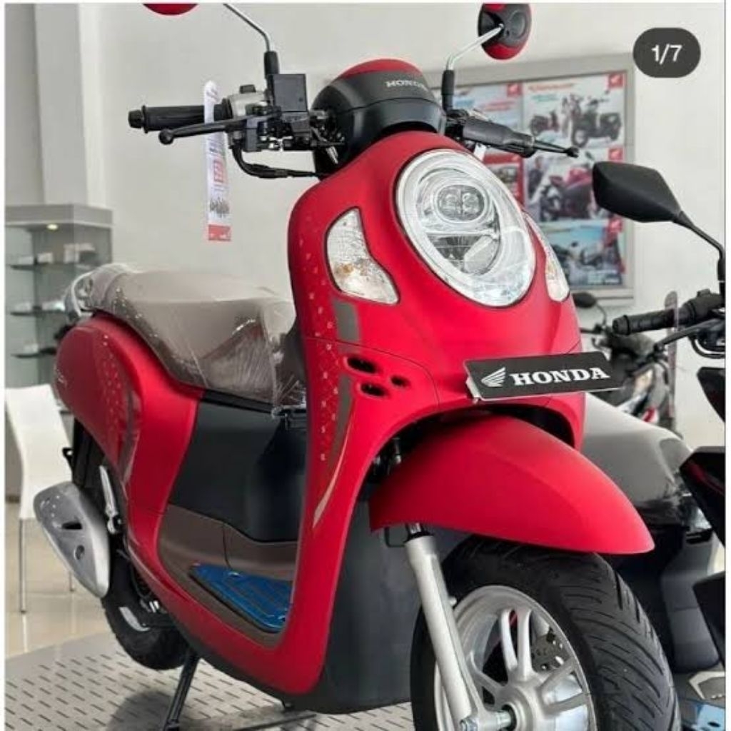 CAT PU MERAH DOFF SCOOPY |  STYLIST REDMATT | MERAH DOFF SCOOPY