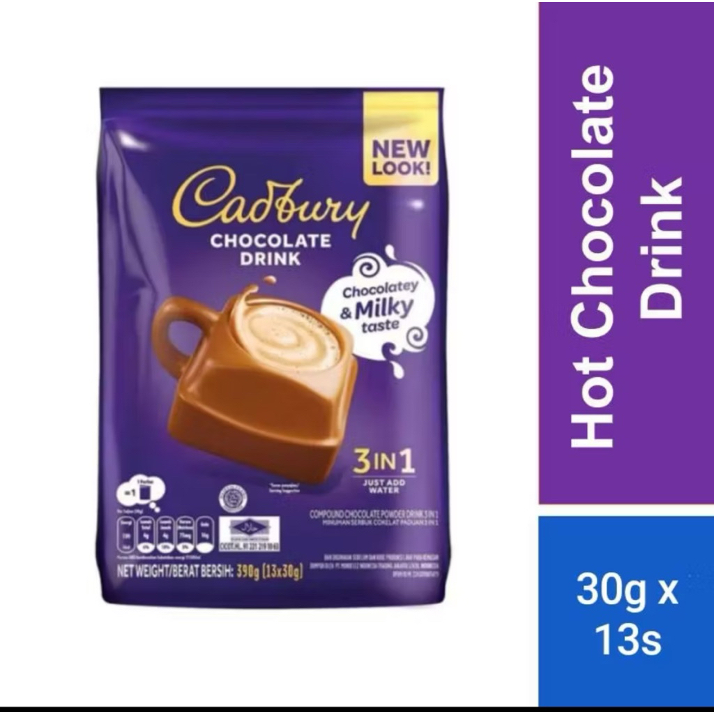 

CADBURY 3in1 Hot Chocolate Drink (30g x 13 sachet)