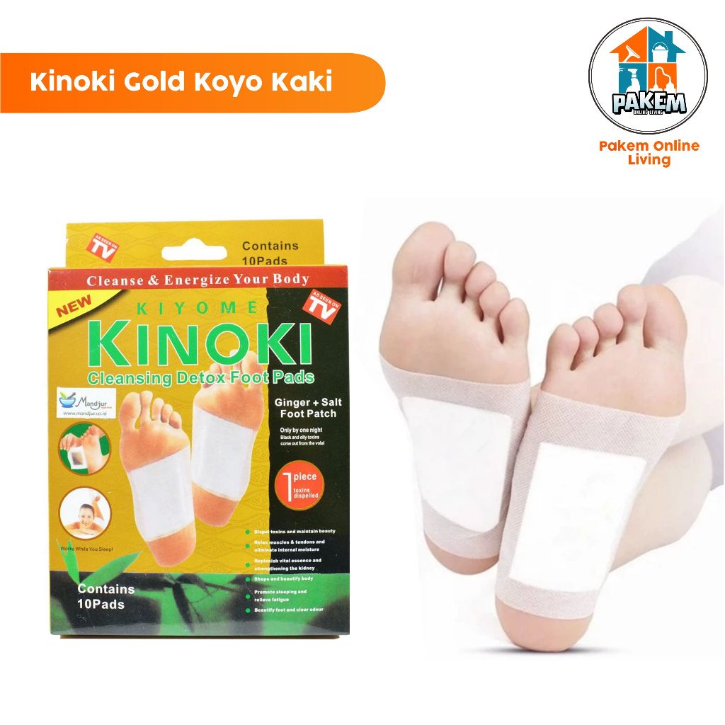 Koyo Kinoki Gold Zippack Kinoki Detox Foot Ginger Pads Ziplock Koyo Penyerap Racun Tubuh 1 pack isi 