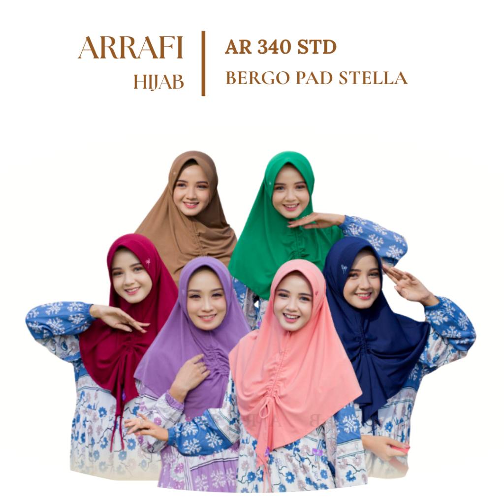 Special price HIJAB ARRAFI AR 340 | Jilbab Instan terbaru tudung khimar krudung arafi ORI
