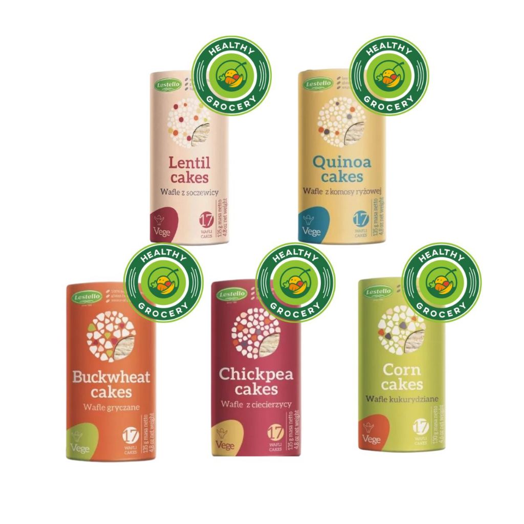 

Lestello Chickpea Cakes Wafle Z Ciecierzycy 135gr / Lestello All Varian Rasa